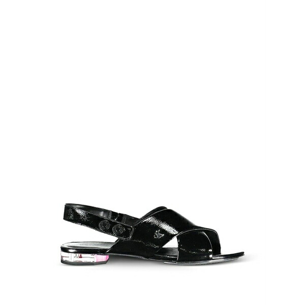 カルバンクライン レディース サンダル シューズ Cross-strap sandals Black