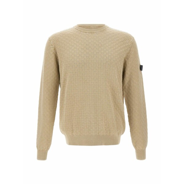 ピューテリー メンズ 編み物\u0026ティーシャツ アウター Omnium checked weave sweater Neutrals