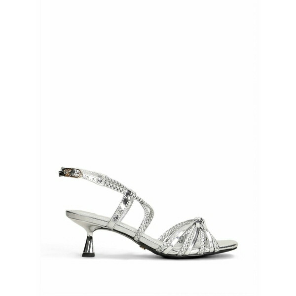 ゴールド \u0026 頬べに レディース サンダル シューズ Flapi-m braided metallic sandals Silver