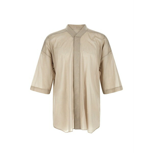 リックオウエンス メンズ プルオーバー トップス Faun shirt Neutrals