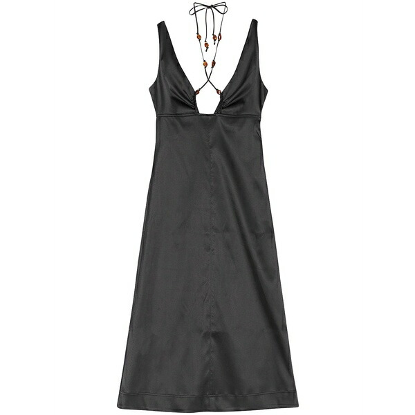 ガニー レディース 衣裳 トップス V-neck sleeveless dress Black