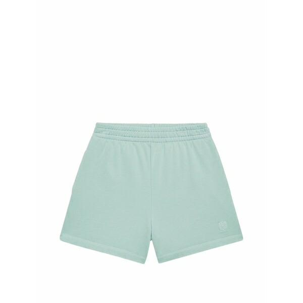 アニービン レディース 心地よいズボン下 ボトムス Kam logo-embroidered shorts Green