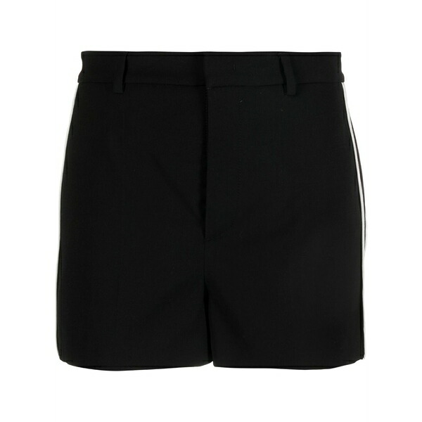レッドヴァレンティノ レディース 心地好いズボン下 ボトムス Side-stripe tailored shorts Black