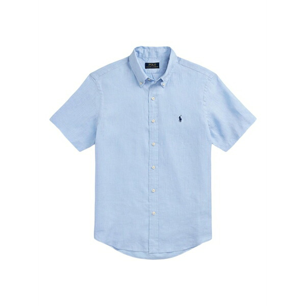 ラルフローレン メンズ プルオーバー トップス Linen shirt  Blue