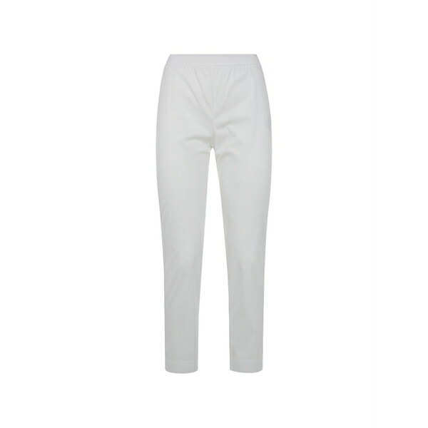 リビアナコンティ レディース 心地好いズボン下 ボトムス Livi elasticated-waistband cotton trousers White