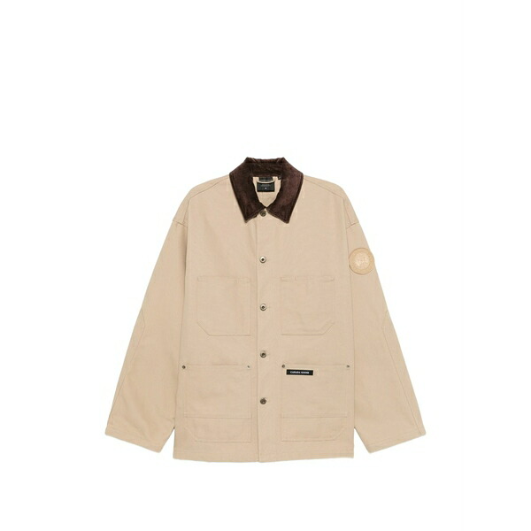 カナダグース メンズ 上衣＆上衣 アウター Beaumont corduroy-collar jacket Neutrals