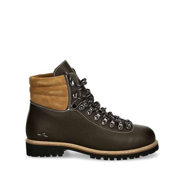 ポールアンドシャーク メンズ ブーツ シューズ Lace-up ankle boots Brown|asty