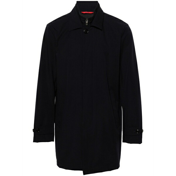 フェイ メンズ 厚地の外套 アウター Morning layered coat Blue