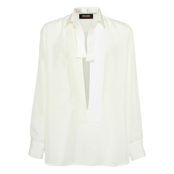 ディースクエアード メンズ プルオーバー トップス X magliano silk shirt White