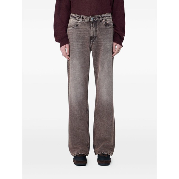 アワーレガシー メンズ ジーンズズボン下 ボトムス Wide-leg five-pocket jeans Brown