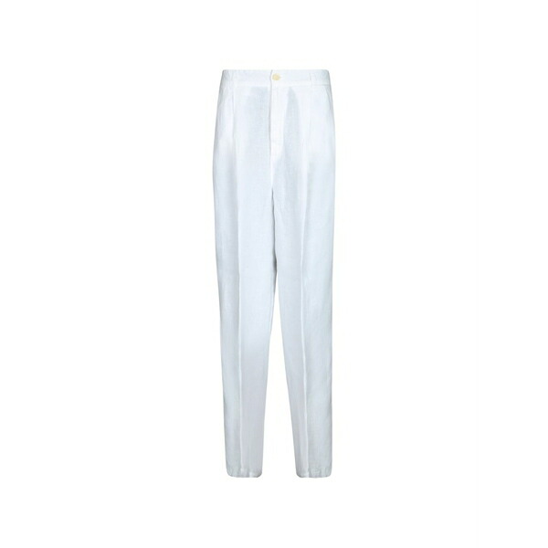 １２０％リノ レディース 心地よいズボン下 ボトムス Sequin-embellished tailored trousers White