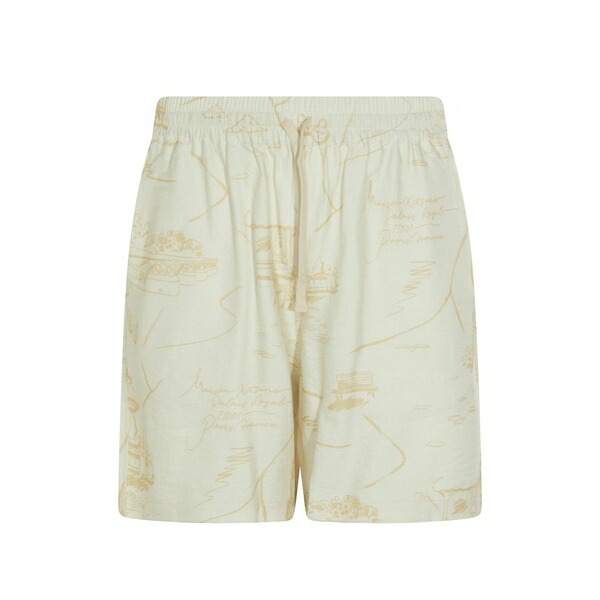 住み家 稲荷 メンズ 心地よいズボン下 ボトムス Drawstring track shorts Neutrals