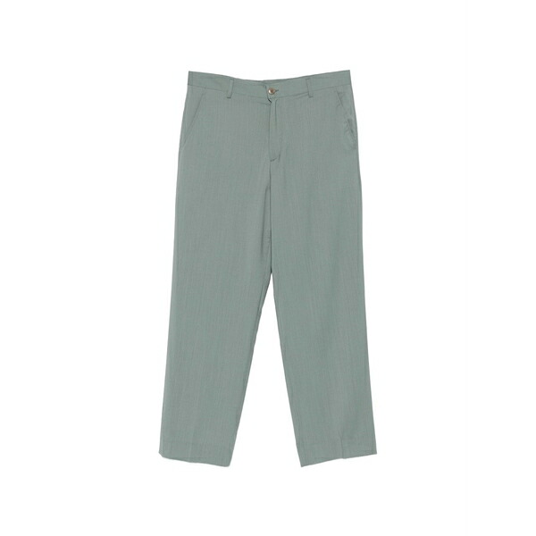 御召しものメイン メンズ 心地好いズボン下 ボトムス Alain button trousers Green