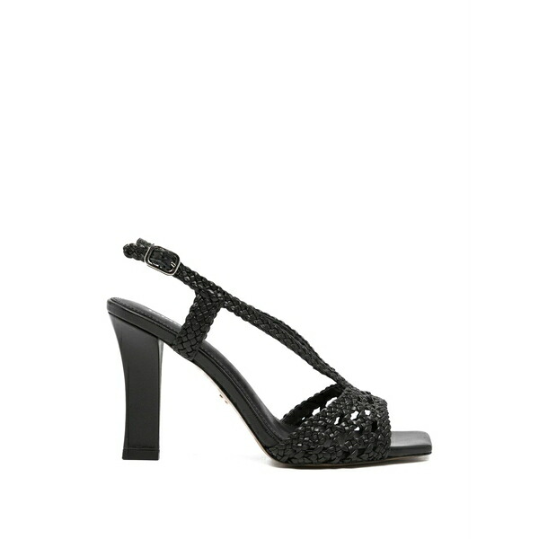 ローラはりつけ台 レディース サンダル シューズ T￡bata braided-leather sandals Black