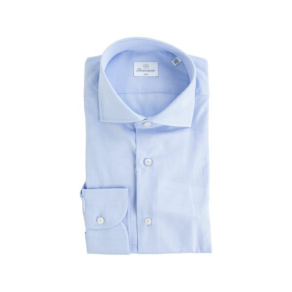 ブランカッチオ メンズ プルオーバー トップス Buttoned shirt Blue