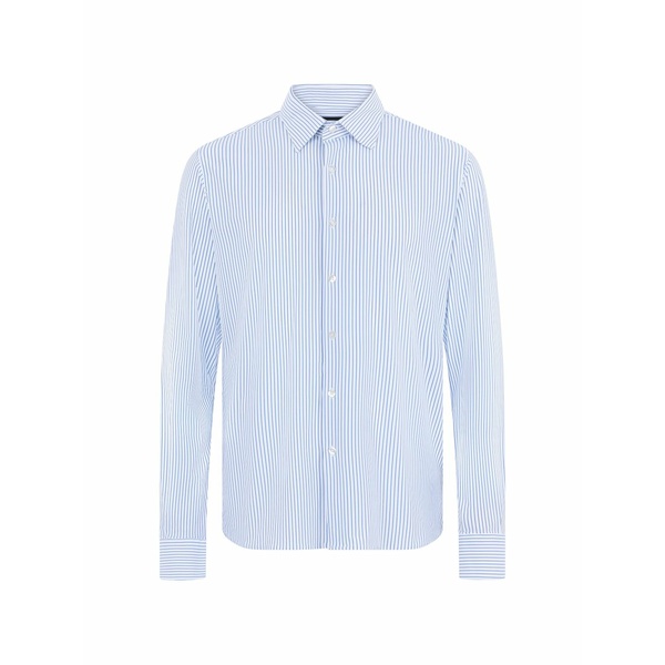 アールアールディ メンズ ティーシャツ トップス Vertical-stripe long-sleeve shirt Blue