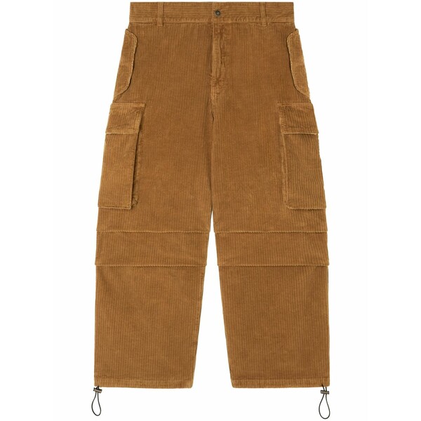 アラヌイ メンズ 心地好いズボン下 ボトムス Velvet corduroy cargo pants Brown