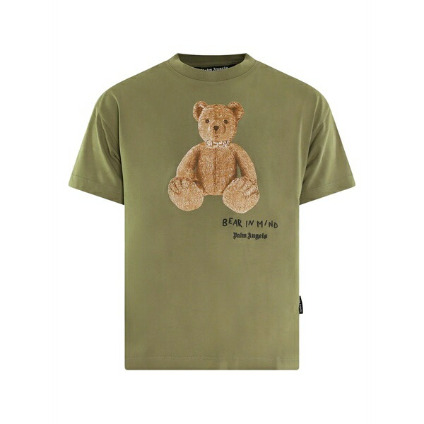 パーム・エンジェルス メンズ プルオーバー トップス Teddy bear-print cotton t-shirt Green