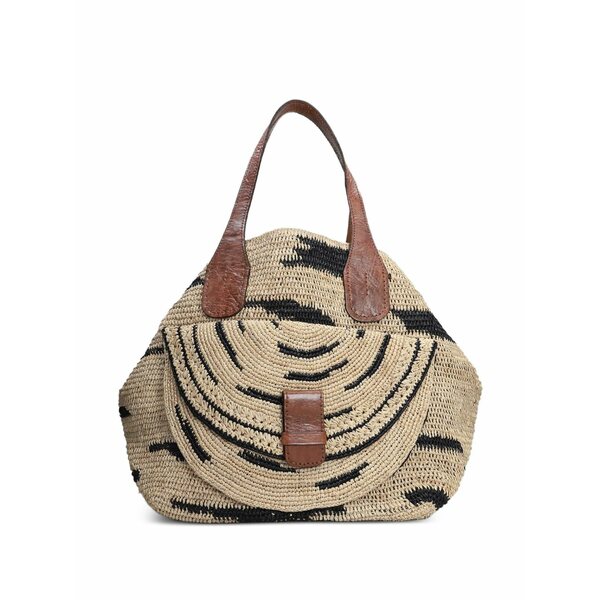 アイビリーブ レディース トートバッグ 御徒面子 Laza ii zebra-pattern tote bag Neutrals