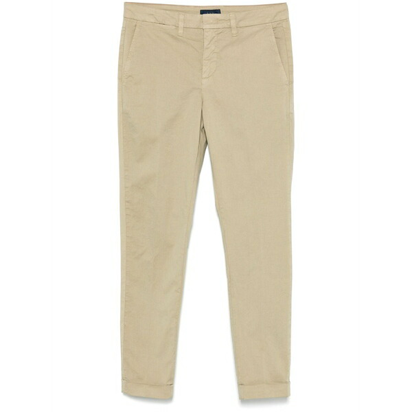 フェイ メンズ 心地好いズボン下 ボトムス Slim-cut gabardine trousers Neutrals
