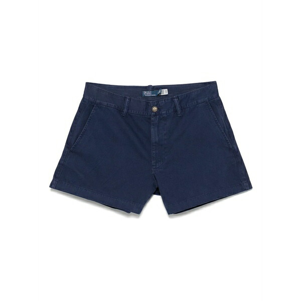 ラルフローレン レディース 心地よいズボン下 ボトムス Cotton chino shorts Blue