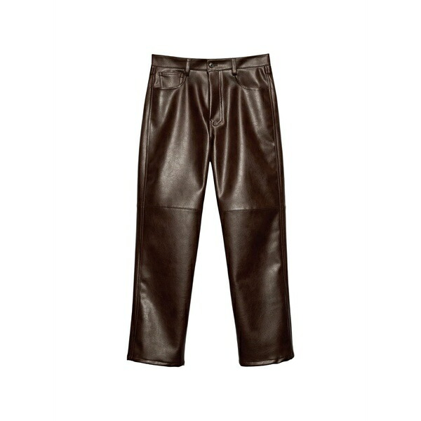 エムエスジイエム メンズ 心地よいズボン下 ボトムス Panelled trousers Brown
