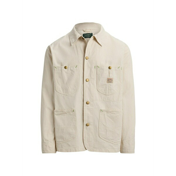 ラルフローレン メンズ 上衣＆上衣 アウター Buttoned patch-pocket jacket Neutrals