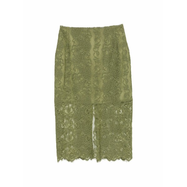 インペリアル レディース スカート ボトムス Floral-lace pencil midi skirt Green｜asty