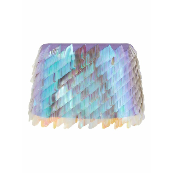 ジ アティコ レディース スコート ボトムス Iridescent sequin mini skirt Purple