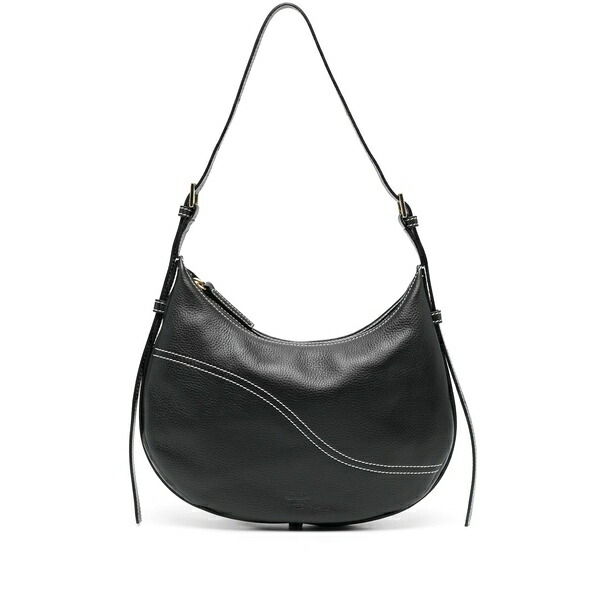 エーティーピー 制作室 レディース ショルダーバッグ 御徒面子 Small liveri leather bag Black