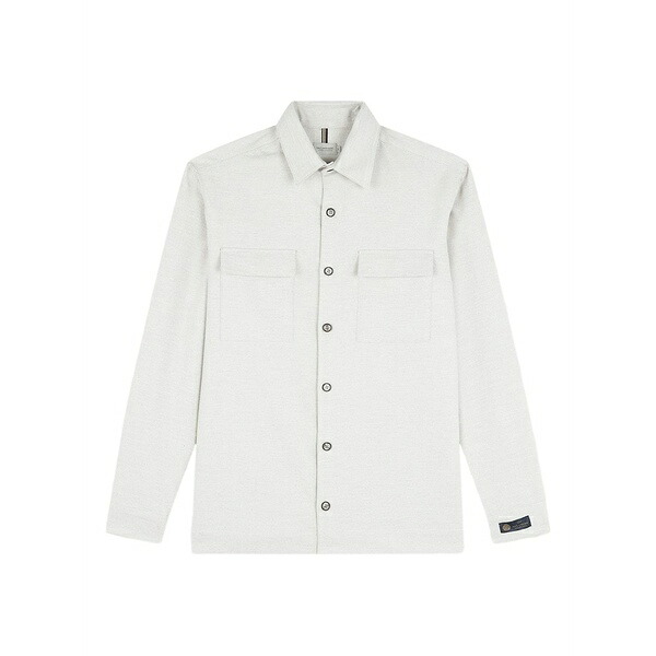 ポールアンドシャーク メンズ 上衣＆上衣 アウター Flap-pocket shirt jacket White