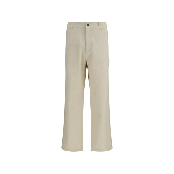 セバゴ メンズ 心地よいズボン下 ボトムス Causeway straight-leg trousers Neutrals