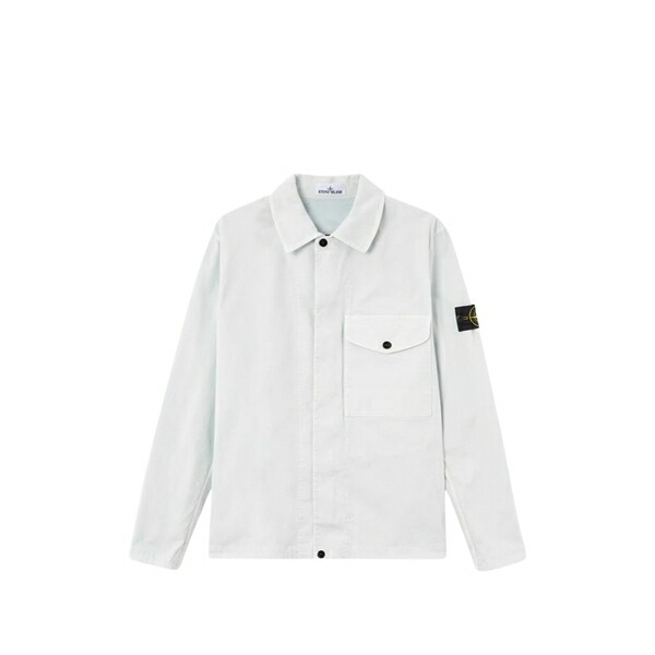 ストーンアイランド メンズ 上衣＆上衣 アウター Chest-pocket overshirt Blue