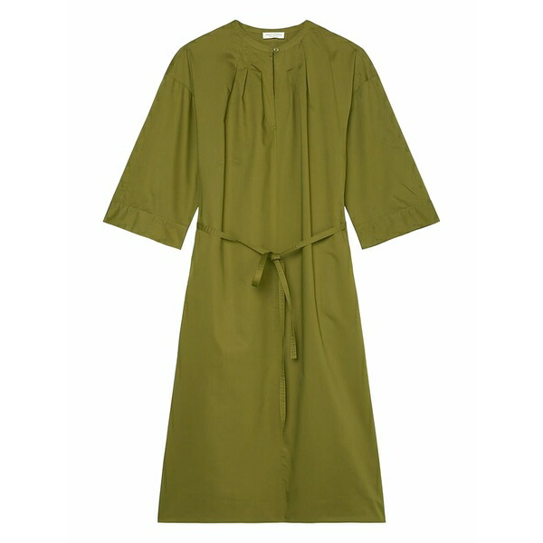 マルコポーロ レディース 衣裳 トップス Belted shirt dress Green