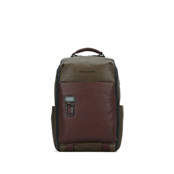 ピークアドロ メンズ バックパック・リュックサック バッグ Travel laptop 15.6" backpack Brown｜asty
