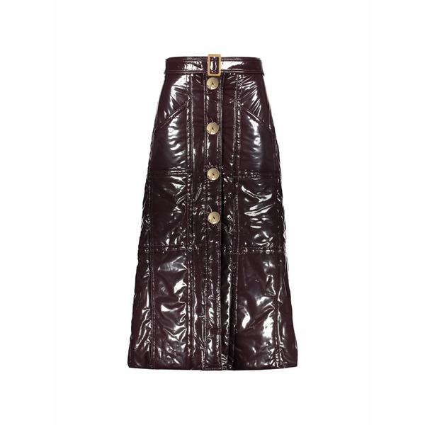 エラリー レディース スコート ボトムス Quilted belted skirt Purple