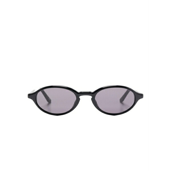 チミ メンズ サングラス・アイウェア 付属物 Oval-frame sunglasses Black