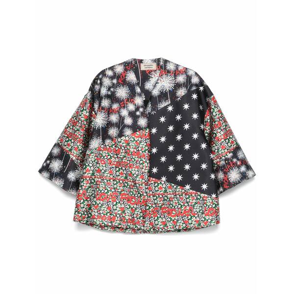 アレッサンドロエンリケス レディース 上衣＆上衣 アウター Mix-print jacket Black
