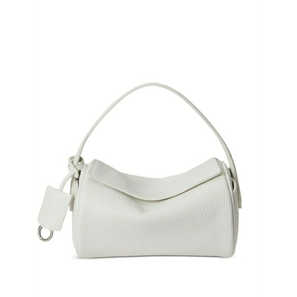 ラルフローレン レディース ショルダーバッグ 御徒面子 Small polo play leather barrel duffel shoulder bag White