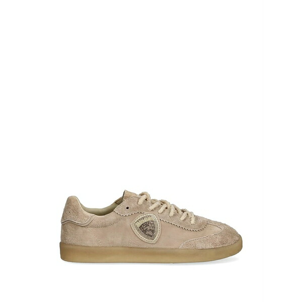 ブラウアー レディース スニーカー シューズ Scalloped logo sneakers Neutrals