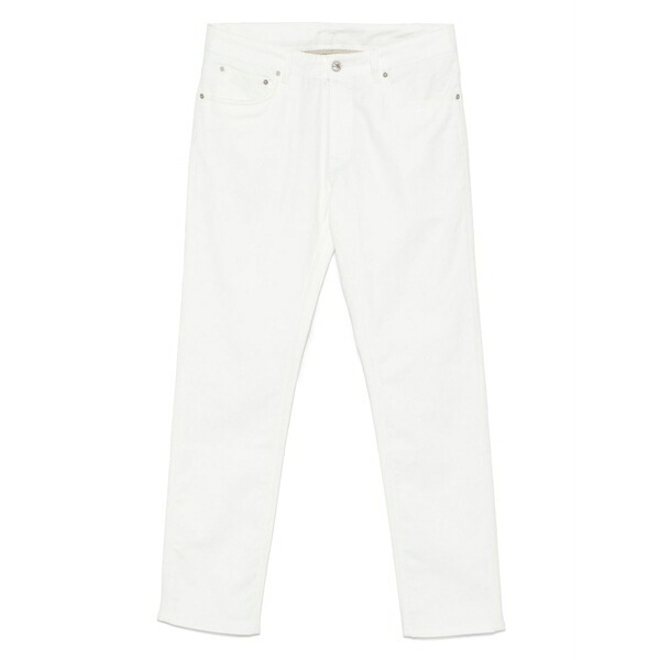 エトロ メンズ ジーンズズボン下 ボトムス Paisley-jacquard jeans White