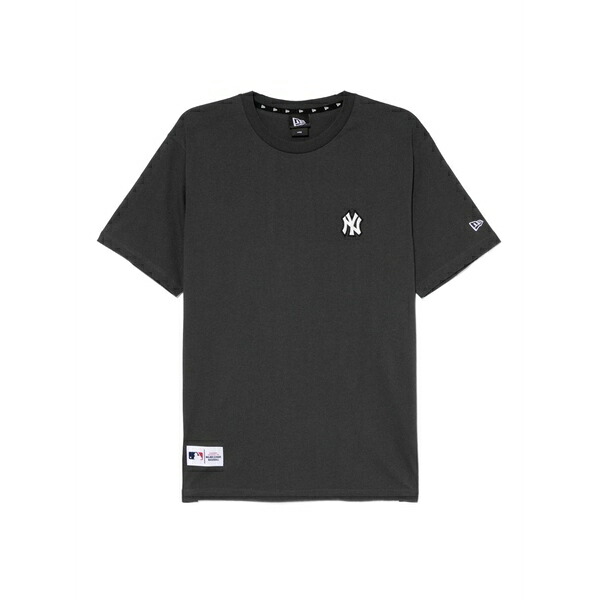 ニュー内鰓 メンズ ティーシャツ トップス Logo-patched t-shirt Grey