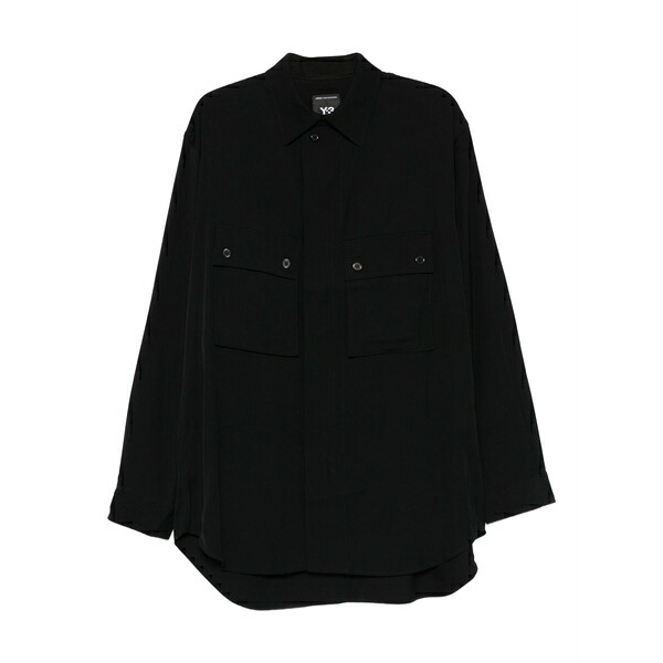 ワイスロバート・エドワード・リー メンズ プルオーバー トップス Buttoned pocket shirt Black