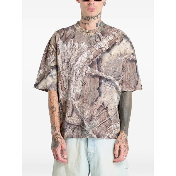 リプレゼント メンズ ティーシャツ トップス Realtree￠ camouflage t-shirt Brown