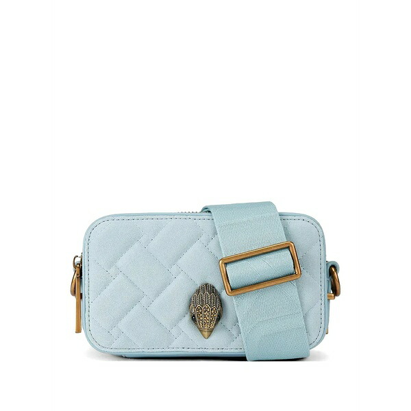 カートジェイガーロンドン レディース ショルダーバッグ 御徒面子 Quilted emblem satchel Blue