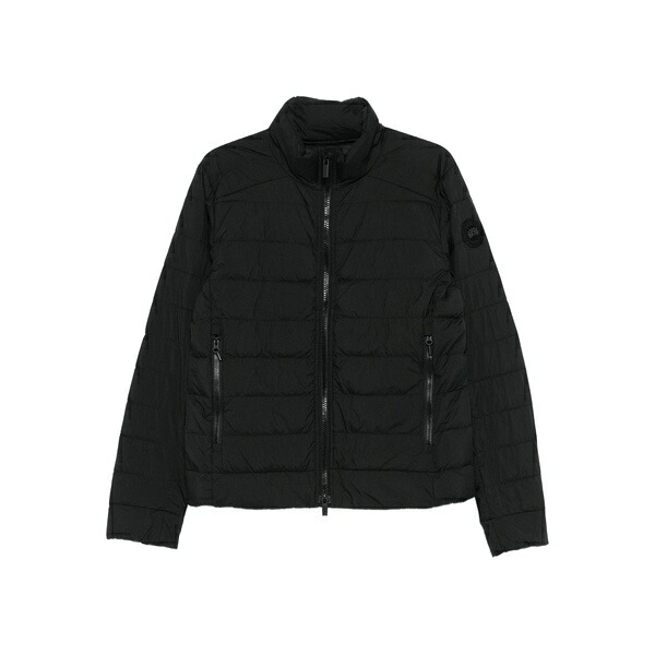 カナダグース メンズ 上衣＆上衣 アウター Crofton quilted zip-front jacket Black