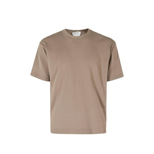 カングラ  メンズ ティーシャツ トップス Knitted t-shirt Brown