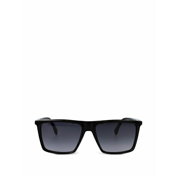 主任者 メンズ サングラス・アイウェア 付属物 Rectangle frame sunglasses Black