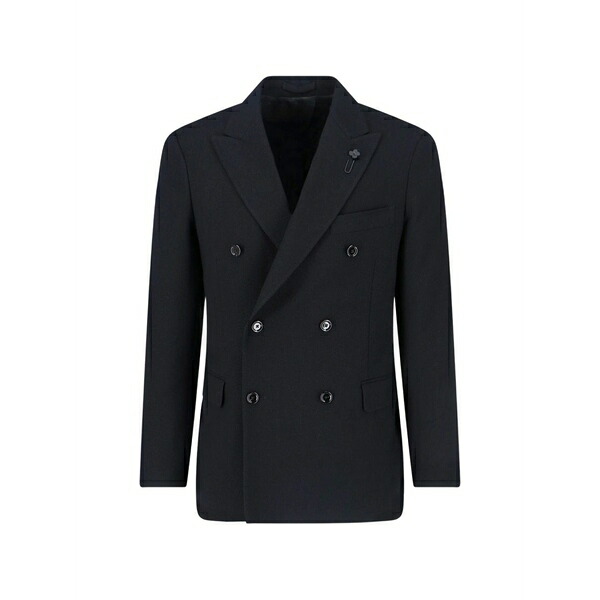 ラルディーニ メンズ 上衣＆上衣 アウター Double-breasted blazer Blue