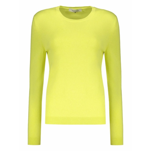 ヴァレンティノ ガラヴァーニ メンズ 編み物\u0026ティーシャツ アウター Crew-neck sweater Yellow